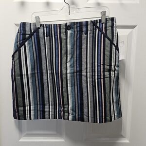 Christopher & Banks Multicolor Striped Skirt